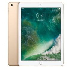 Apple iPad 平板电脑 9.7英寸（128G WLAN版/A9 芯片/Retina显示屏/Touch ID技术 MPGW2CH/A）金色